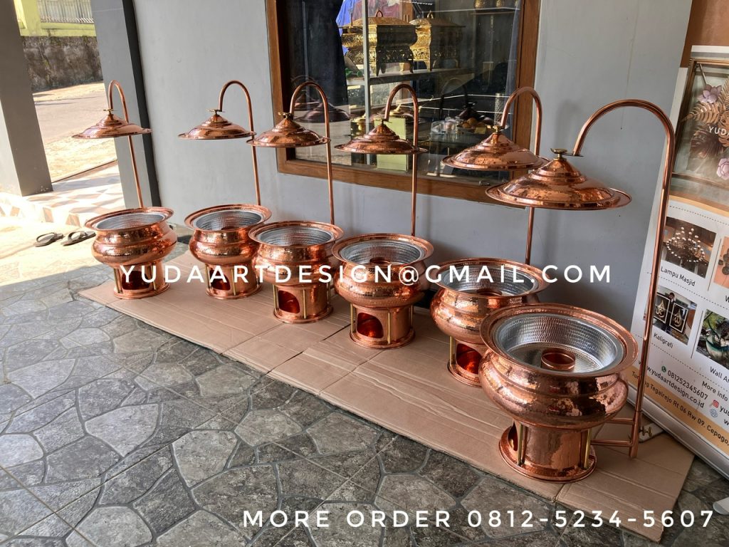 Pemanas Makanan Tembaga ( Chaffing Dish ) Catering