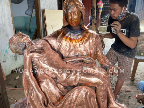 Proses Pembuatan Patung Tembaga Kuningan