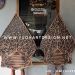 Gunungan Wayang Tembaga Kualitas Premium | Kerajinan Seni Klasik & Modern