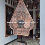 Gunungan Wayang Tembaga Kualitas Premium | Kerajinan Seni Klasik & Modern